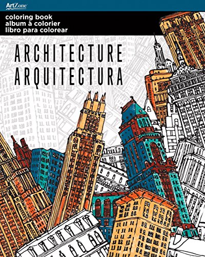 Stock image for Trends International Adult Coloring Book, Architecture Designs for sale by Wonder Book