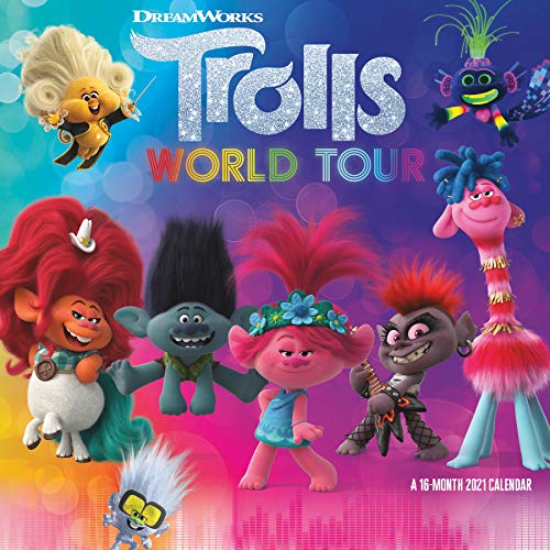 Stock image for 2021 Trolls World Tour Mini - 7" x 7" Calendar for sale by GF Books, Inc.