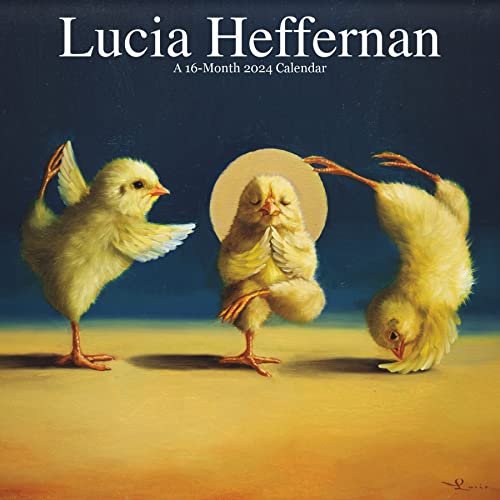 Beispielbild fr 2024 Yoga Chicks by Lucia Heffernan Wall Calendar zum Verkauf von HPB-Blue