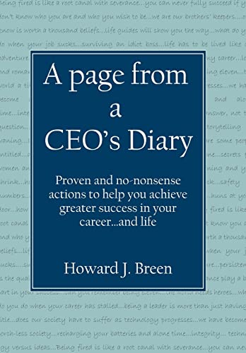 A Page From A CEO's Diary