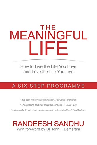 Imagen de archivo de The Meaningful Life: How to Live the Life You Love and Love the Life You Live: A Six Step Programme a la venta por books4u31