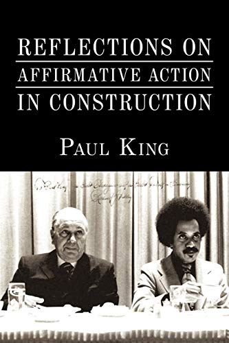 Beispielbild fr Reflections on Affirmative Action in Construction zum Verkauf von Better World Books