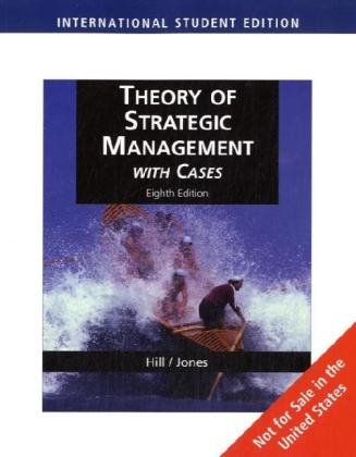 Imagen de archivo de Theory of Strategic Management with Cases, International Edition a la venta por WorldofBooks