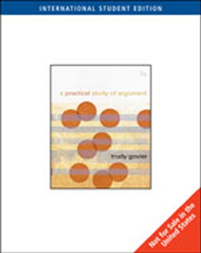 Stock image for A Practical Study of Argument, International Edition for sale by Anybook.com