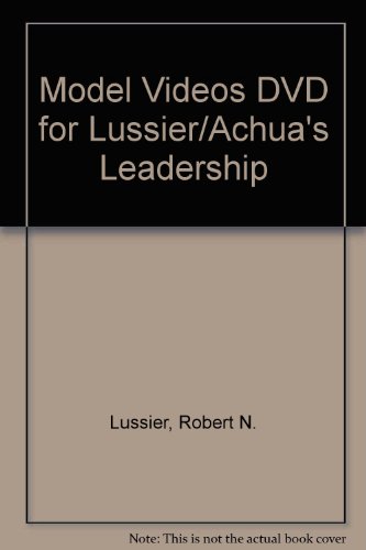 Imagen de archivo de Model Videos DVD for Lussier/Achua's Leadership a la venta por One Planet Books