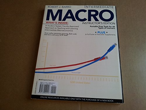 Imagen de archivo de Intermediate Macro Instructor's Edition a la venta por Better World Books