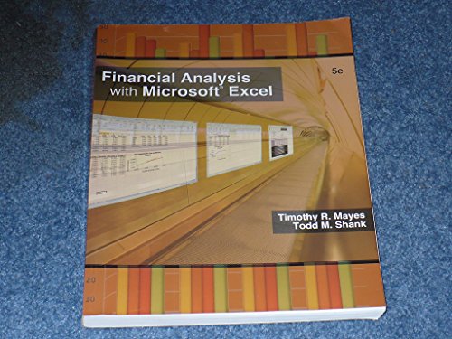 Beispielbild fr Financial Analysis with Microsoft Excel 2007 zum Verkauf von Wonder Book