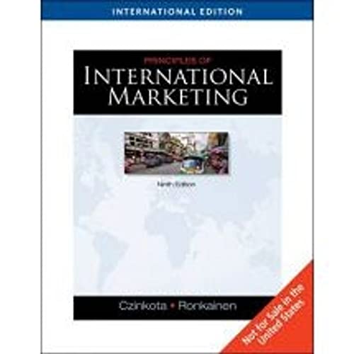 Beispielbild fr International Marketing zum Verkauf von Better World Books Ltd