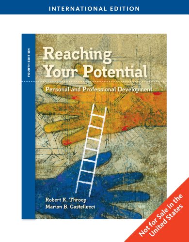 9781439043752: Reaching Your Potential: Personal and Professional Development, International Edition