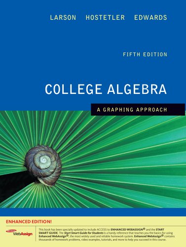 Beispielbild fr College Algebra: A Graphing Approach [With Access Code] zum Verkauf von ThriftBooks-Atlanta
