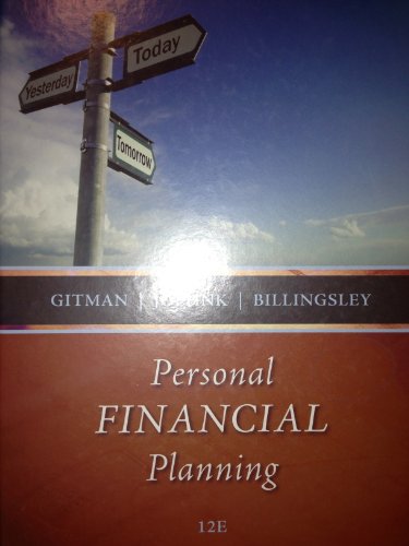 Imagen de archivo de Personal Financial Planning a la venta por ThriftBooks-Reno