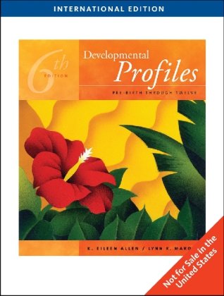Stock image for Developmental Profiles : Pre-birth Through Twelve, International Edition for sale by Better World Books Ltd