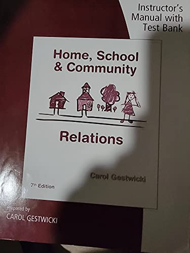 Stock image for Home, School, and Community Relations for sale by Books Puddle