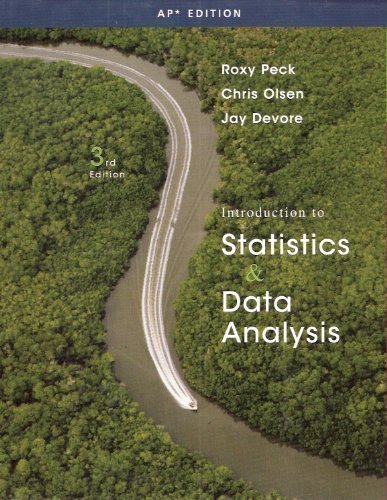 Imagen de archivo de Intro to Statistics & Data Analysis AP Edition a la venta por Allied Book Company Inc.