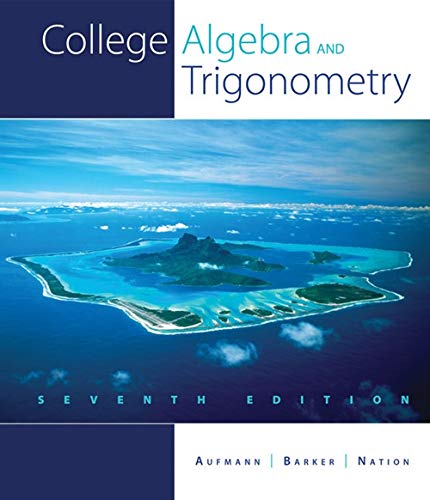 Stock image for College Algebra and Trigonometry for sale by Book Deals