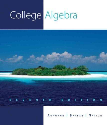 9781439048610: College Algebra