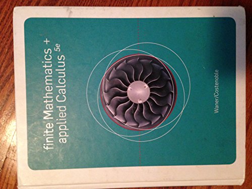 Imagen de archivo de Finite Mathematics and Applied Calculus, 5th Edition a la venta por Hawking Books