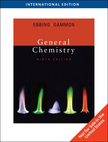 Beispielbild fr General Chemistry, International Student Edition. Ninth Edition. zum Verkauf von Cambridge Rare Books