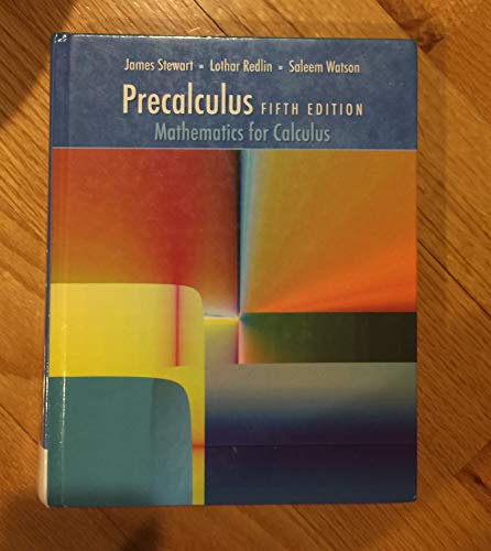 Imagen de archivo de Precalculus: Mathematics F/Calculus AP Edition a la venta por HPB-Red