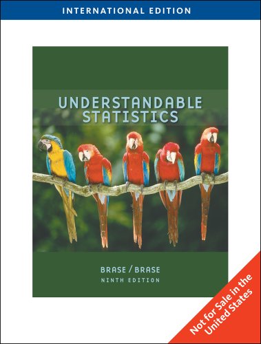 Imagen de archivo de Understandable Statistics: Concepts And Methods, International Edition, 9Th Edition a la venta por SMASS Sellers
