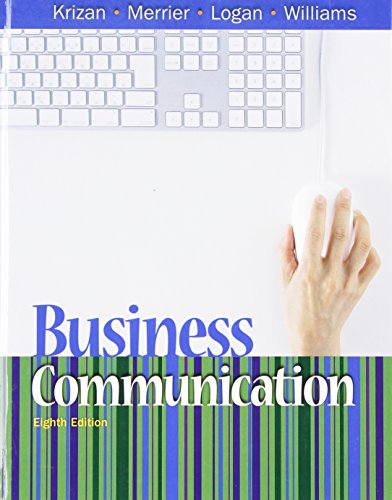 Beispielbild fr Business Communication zum Verkauf von BooksRun