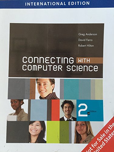 Imagen de archivo de Connecting with Computer Science (Introduction to CS) a la venta por KuleliBooks