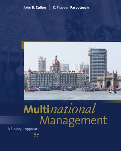Imagen de archivo de Multinational Management: A Strategic Approach a la venta por ThriftBooks-Atlanta