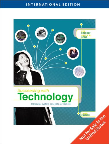 Imagen de archivo de Succeeding With Technology, International Edition, 3Rd Edition a la venta por SMASS Sellers