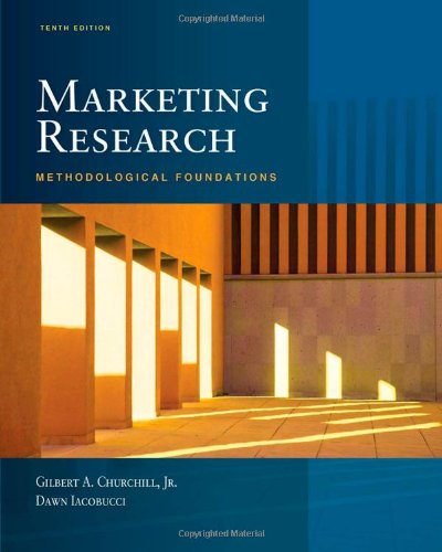 Marketing Research: Methodological Foundations (with Qualtrics Card) - Iacobucci, Dawn; Churchill, Gilbert A.