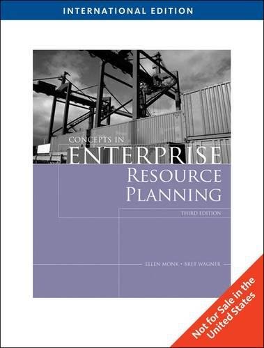 Imagen de archivo de Concepts in Enterprise Resource Planning (3rd Edition) a la venta por Anybook.com