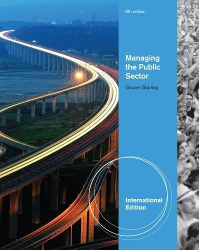 Stock image for Managing the Public Sector, International Edition for sale by Irish Booksellers