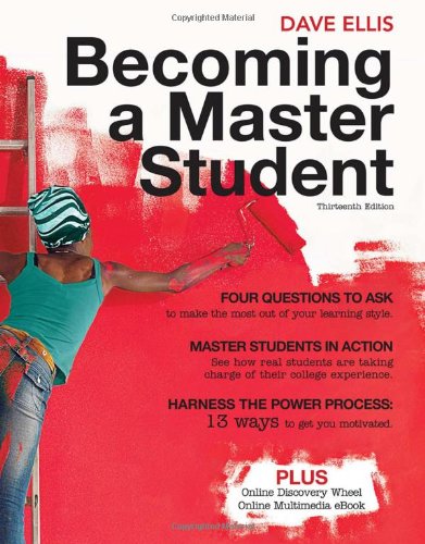Stock image for Becoming a Master Student for sale by Better World Books: West