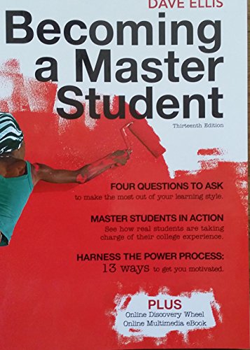 Stock image for Becoming a Master Student for sale by Better World Books: West