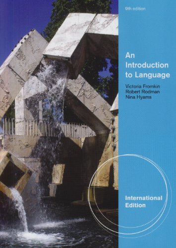 Stock image for An Introduction to Language for sale by Better World Books