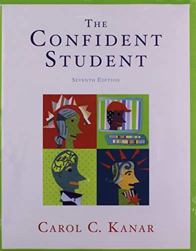 Imagen de archivo de The Confident Student a la venta por ThriftBooks-Atlanta