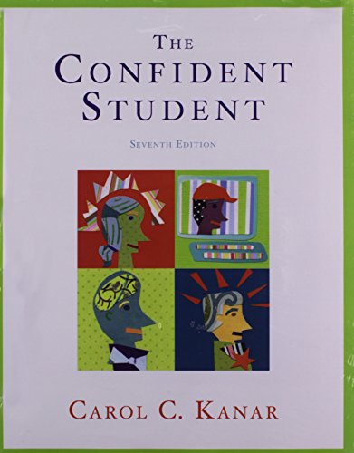 9781439082515: The Confident Student (Available Titles Coursemate)