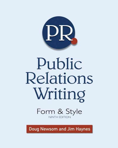 Beispielbild fr Public Relations Writing : Form and Style zum Verkauf von Better World Books