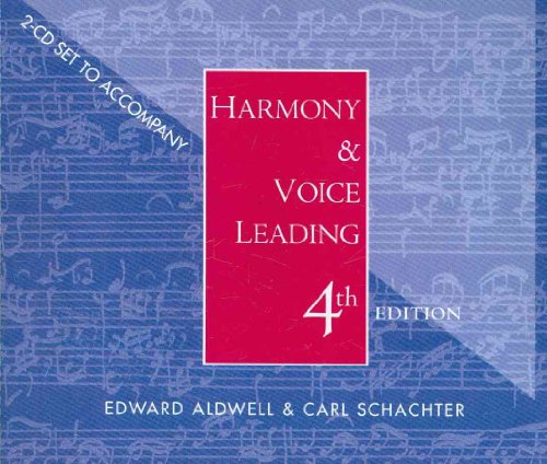 9781439083321: Audio CD-ROM for Aldwell/Cadwallader's Harmony and Voice Leading, 4th