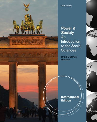 Beispielbild fr Power and Society, International Edition zum Verkauf von WorldofBooks