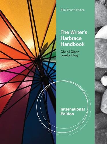 The Writer's Harbrace Handbook, Brief Edition, International Edition (9781439085301) by GLENN/GRAY