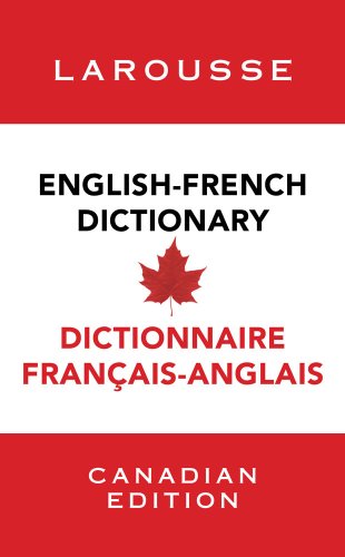 9781439101032: Larousse English-French Dictionay (Canadian Edition)