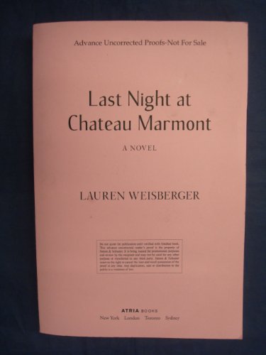 9781439136614: Last Night at Chateau Marmont: A Novel