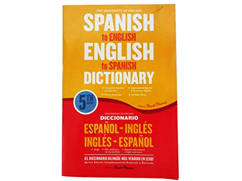 Beispielbild fr university of chicago spanish to english, english to spanish dictionary, the (5th edition) zum Verkauf von Wonder Book
