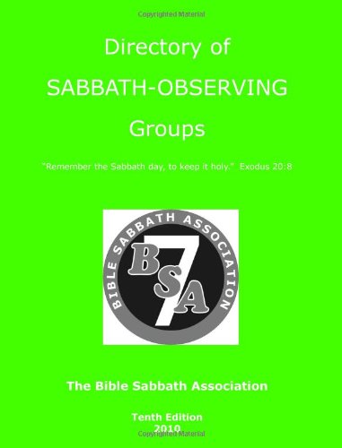 9781439259900: Directory of Sabbath-Observing Groups