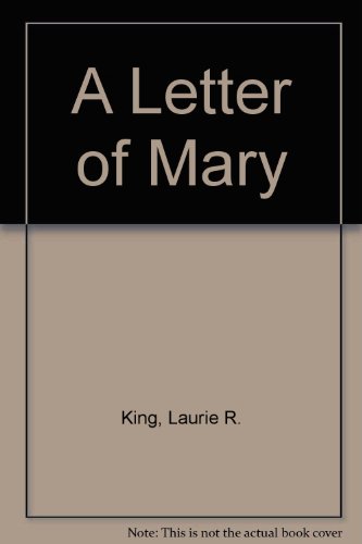 A Letter of Mary (9781439560846) by Laurie R. King