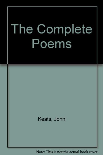 The Complete Poems (9781439571613) by John Keats