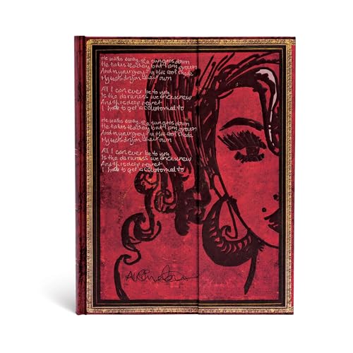 9781439725269: Paperblanks | Amy Winehouse, Tears Dry | Embellished Manuscripts Collection | Hardcover | Ultra | Lined | Wrap Closure | 144 Pg | 120 GSM