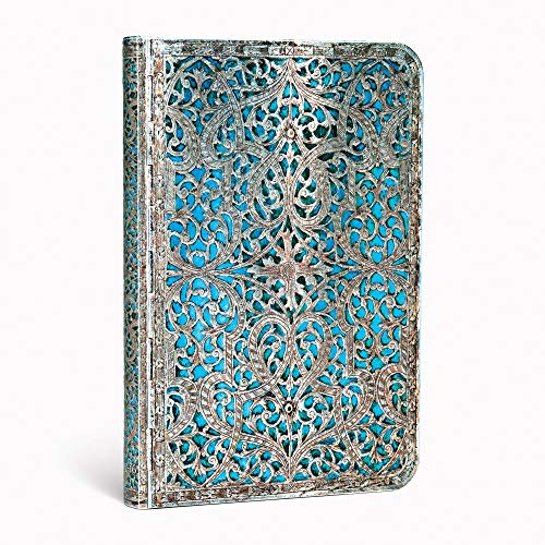 9781439725665: Paperblanks Hardcover Journals Azul Maya Clsico | Rayado | Mini (95  140 mm) (Silver Filigree)