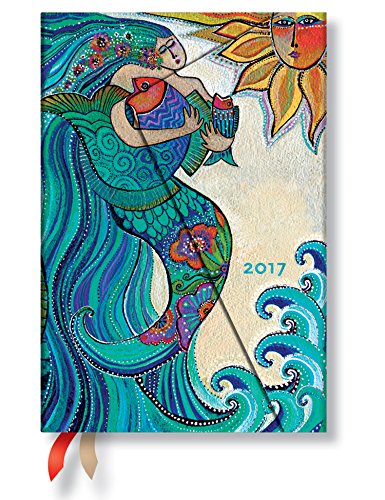 9781439733318: Paperblanks Ocean Song Mini 2017 12-Month Day-at-a-Time Planner
