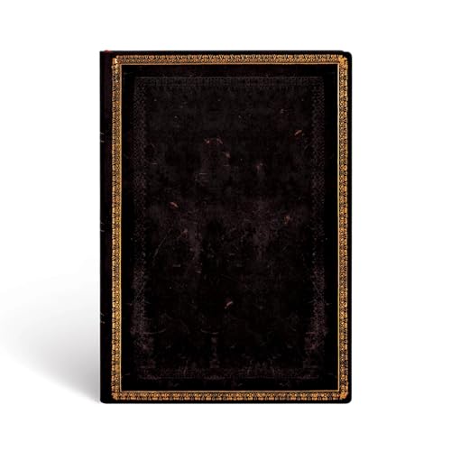 9781439744437: Paperblanks | Black Moroccan | Old Leather Collection | Softcover Flexi | Midi | Lined | 176 Pg | 100 GSM (Flexis)